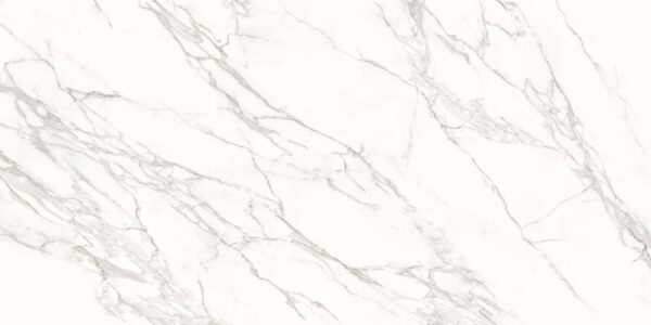 Blat kuchenny ze spieku kwarcowego Neolith Calacatta, wykonany na wymiar, biały – Ultrasoft