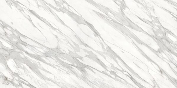 Blat kuchenny ze spieku kwarcowego Neolith Calacatta Gold, wykonany na wymiar, biały – Silk