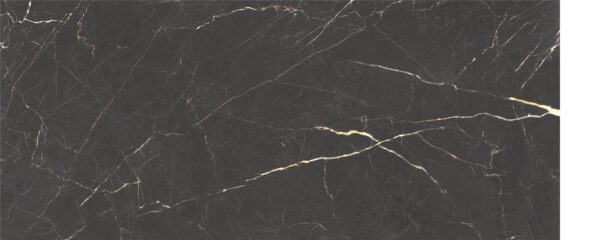 Okładzina ścienna do kuchni (Backsplash) ze spieku kwarcowego Alaplana Saint Laurent Black 120 x 280 cm, grubość 6 mm