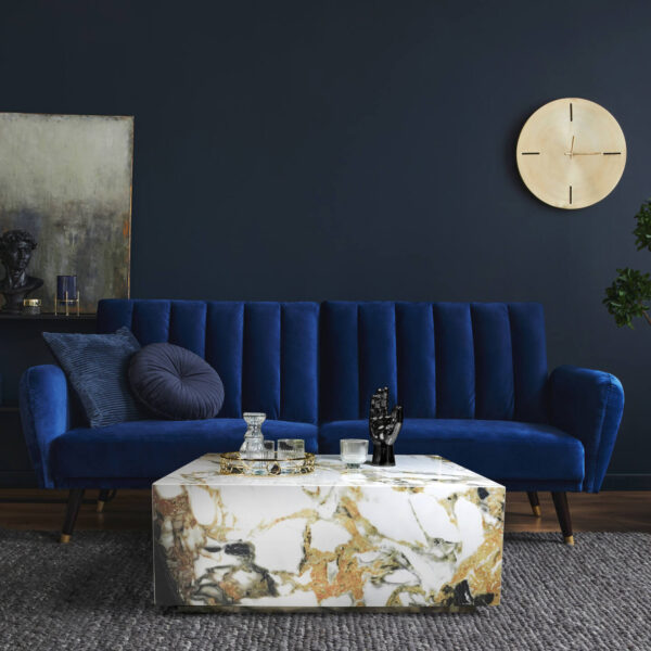 Tisch Franko Neyo aus Franko Keramik Gold Beauty 90×90