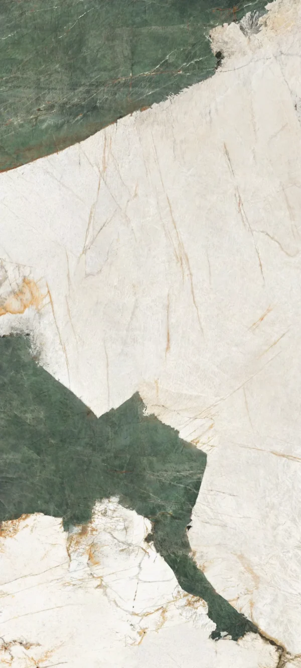 Küchenrückwand (Spritzschutz) aus Keramikplatte Florim Marble Heritage Aqua – glossy