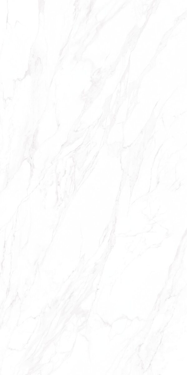 Okładzina ścienna do kuchni (Backsplash) ze spieku kwarcowego Franko Statuario Diamante 160 x 320 cm, grubość 6 mm